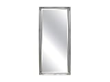 Vente-unique Groﬂer Spiegel mit Stuck ELVIRE - Eukalyptusholz - 80x190 cm - Silberfarben