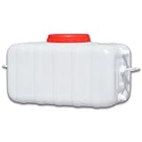 NIANTONG Großer Wassertank Wasserbehälter Trinkwasserkanister Home Lebensmittel Grade Große Plastikeimer Outdoor-Camping-Wagen Wassertank Mit Deckel Und Ventil Anti-Aging(Size:50L)