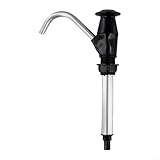 Eawfgtuw Manuelle Wasser-Handpumpe für Waschbecken-Ersatzwerkzeug, selbstansaugende Pumpe aus Aluminiumlegierung für Campinganhänger, Wohnmobile, Boote und den Außenbereich, Schwarz