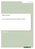 Lese-/Rechtschreibschwäche (LRS)