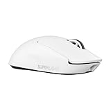 Logitech G PRO X SUPERLIGHT 2 kabellose Gaming-Maus, West Europa Verpackung, 60 g Pro-Grade-Maus mit 5 programmierbaren Tasten, 44K-DPI-Sensor, 8.000 Hz Signalrate,USB-C-Ladefunktion für PC/Mac - Weiß