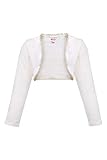 La-V Mädchen Bolero Creme-Beige/Größe 152/158