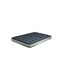 Bo-Camp Luftbett Velours Air-XL 2 – 2 Personen - 200 x 140 x 23 cm, Grün/Grau
