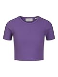 JACK & JONES Damen JXFLORIE STR SS Rib Tee JRS NOOS T-Shirt, Royal Lilac, M