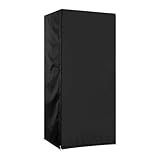 Kühlschrankabdeckung - 210D Outdoor Kühlschrank Abdeckung Staubdicht | Wasserdichte Gefrierschrankabdeckung | Kühlschranktabdeckung Außen | Schwarzer Kühlschrank Dustcover