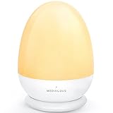 MediAcous Nachtlicht, Nachtlampe, Nachtlicht Kinder/Baby Mit Stilllicht Dimmbar, LED Nachtlicht Mit 1H Timer & Touch, Dekoration Für Baby- & kleinkinderzimmer Night Light - Bis Zu 200H