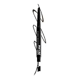 NYX Professional Makeup Augenbrauenstift mit Wachs-Formel, präziser Spitze und Verblender-Bürste, Fill & Fluff Eyebrow Pomade Pencil, Brunette (Braun)