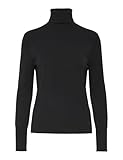 ONLY NOS Damen ONLVENICE L/S Rollneck Pullover KNT NOOS Rollkragenpullover, per Pack Schwarz (Black Black), Small (Herstellergröße: S)