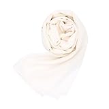 MAPIMANIA - Festliche Stola für Abendkleid Creme Made in Italy 200x80, Chiffon Bolero Damen festlich, Sommerschal für Hochzeit, Schal Sommer