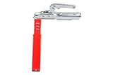 ProPlus 360840 Deichselwaage Stützlastwaage Wohnwagen Anhänger max. 100kg Stützlast Farbe rot