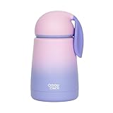 BISOU MAMI® Edelstahl Thermoskanne für Baby und Kinder - Auslaufsichere Isolier-Flasche Cataleya in niedlichem Design - BPA freie Trinkflasche mit 100% Isolierung - Thermosflasche (Pink Flamingo)