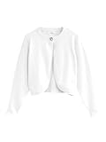NEXT Kurze Strickjacke für besondere Anlässe Weiß 6 Jahre