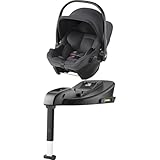 Bundle of BRITAX RÖMER Babyschale BABY-SAFE CORE, Kindersitz für Babys ab Geburt bis 83 cm (15 Monate), Midnight Grey + BRITAX RÖMER Babyschalen-Basisstation BABY-SAFE CORE BASE