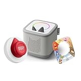 tonies Toniebox 2 Tonieplay Bundle Incl. 1 Tonieplay Spiel + Controller: Winnie Puuh, Mondgrau, Audioplayer für Hörbücher, Lieder, Einschlafen und Tonieplay für Kinder