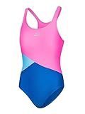 Aqua Speed Pola Badeanzug Mädchen | Einteiler | 104-158 | UV-Schutz | Blickdicht | Chlorresistent | Anti-Pilling | Schwimmanzug Blue - Pink - Light Blue - 32 Gr. 122