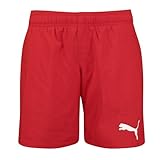 Puma Jungen Shorts Badebekleidung, Rot, 140 EU