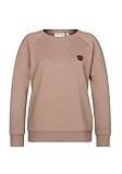 Naketano Damen Sweatshirt Krokettenhorst, Farbe:Mocca Melange, Größe:L