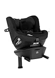 Joie i-Spin™ Safe Reboarder 90° – i-Size R129 Kindersitz, ISOFIX, drehbar, konsequent rückwärtsgerichtet ab Geburt bis 105 cm (ca. 4 Jahre), Farbe Shale