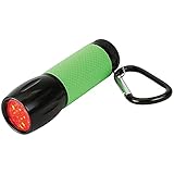 Carson RedSight Pro Rotlicht-LED Taschenlampe mit Leuchtgriff, 2 Helligkeitsstufen und Karabinerhaken (SL-33)