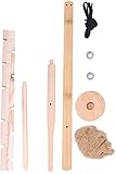 Namvo Bogenbohrer-Set, Feuerstarter, Primitiver Holzüberlebensübung, Reibung, Feuerwerkzeug, Scout, Outdoor-Aktivitäten-Kits, lustiges primitives Survival-Zubehör für den Unterricht