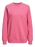 Jack & Jones Damen Jxabbie Ls Rel Every Brush Crew Noos Sweatshirt, Carmine Rose/Print:Magenta Jjxx Logo, L EU