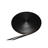 Leistenfüller 12mm - schwarz 20m - Abdeckprofil Kederband Wohnwagen