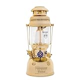 Petromax HK 500 Petroleumleuchte - Petroleumlampe für Camping, Garten und Balkon - mit Starklichttechnik und Lichtleistung über 400 Watt - nostalgisches Design aus Messing
