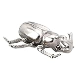 Toyvian Dekorativer Kupferkäfer als Kreative Tischdeko aus Kupfer Kleines Schönes Modell für Schreibtisch und Wohnraumgestaltung