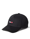 Tommy Jeans Unisex Cap TJU Flag Basecap, Schwarz (Black), Einheitsgröße