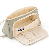 EASTHILL Federmäppchen Pencil case mit grossem Fassungsvermögen Mäppchen Schreibwarenbeutel Bleistift Beutel für Middle High School College Office Studentin Mädchen Erwachsener-Light Green