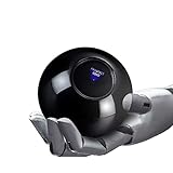 Yassk Mystic 8 Ball Retro Edition Wahrsagerball mit schwebenden Antworten, Neuheit Spielzeug Lustiges Geschenk Mystic Black Ball