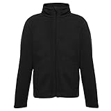 Regatta Brigade Ii Unisex Kinder Fleece-Fleece, schnelltrocknend, Durchgehender Reißverschluss,Black, EU 164