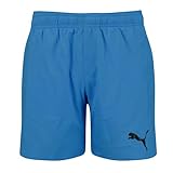 Puma Kinder Shorts Badebekleidung, Blau, 140