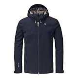 Schöffel Herren 2L Jacket Ankelspitz M, bequeme Outdoor Jacke, wasserdicht & atmungsaktiv, Regenjacke aus elastischem Venturi Material, praktische Innentasche, navy blazer, 52