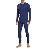 MERINNOVATION 100% Merino Unterwäsche Herren Set Leicht, Mittelgewicht, Thermounterwäsche Merinowolle, Langarm Shirt und Hose
