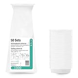 Kotztüte 50 Stück mit Verschlussring | Blickdichte Einweg Spuckbeutel gegen Übelkeit | Auslaufsichere Kotztüte fürs Auto, Flugzeug, Bus, Reise & Schwangerschaft | Brechbeutel