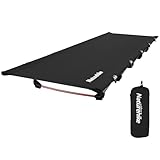 Naturehike Campingbett Ultraleichtes Feldbett Tragbares Klappbett für Erwachsene Schlafen Belastbarkeit bis 150kg Campingliege für Zelten Wandern Home Rucksackreisen Büro-Mittagspause-Bett