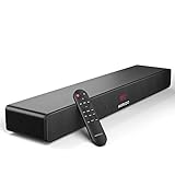 MEREDO Soundbar 2.1 Holz für TV Geräte 150W mit integriertem Subwoofer mit ARC Kable, Optisch, AUX, BT 5.0 5 EQ-Modi Lautsprecher Soundsystem für Fernseher für Heimkino-71cm