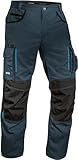 uvex Tune-Up Herren-Arbeitshose lang - robuste Männer-Arbeitshosen mit Kniepolster-Taschen - 35% Baumwolle - Navy - 52
