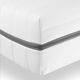 Sleepneo Matratze 140x200 cm - Ergonomische 7 Zonen Kaltschaummatratze Höhe 18cm - 2in1 Matratzen Härtegrad H2 & H3 - Bequemer Atmungsaktiver Bezug mit 4-seitigem Reißverschluss