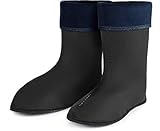 Ladeheid Damen Wärmende Stiefelsocken für Gummistiefel Innenschuh LA-800-2017 (Marineblau, 39 EU)