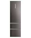 Haier Kühl Gefrierkombination 3D 60 SERIE 5 HTW5620CNMP I 2,05m, No Frost I Ergonomische Gefrierschubladen I Kühlschrank mit Gefrierfach freistehend, Fassungsvermögen 414L I Wi-Fi, smarte Kühlfächer