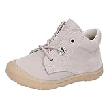 RICOSTA Unisex Stiefel Cory, Baby und Kleinkinder Lauflernschuhe, Weite: Mittel, lose Einlage, terracare, schnürstiefel, Booties, kies (650), 22 EU