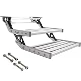 Elektrische automatische manuelle Wohnmobil-Stufen mit Licht für Wohnmobil, Wohnmobil, Van, Reise, Anhänger, Wohnwagen, 150 kg