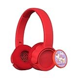 Kekz Starterset Pini Rot: Kekzhörer inkl. Cookie Crew Audiochip (Kopfhörer für Kinder ab 3 Jahren. Reisekopfhörer, geeignet für unterwegs & zuhause. Ohne Download, ohne Handy und ohne Internet.)
