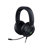 Razer Kraken X USB - Gaming Headset: Digitales Surround Sound Gaming-Headphones (7.1 Surround Sound, Flexibles Kardioid-Mikrofon, Ultra leicht) schwarz