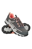 Mountain Warehouse Softshell Schuhe für Kinder - Strapazierfähige Wanderschuhe, atmungsaktive Trekkingschuhe Kinderschuhe mit Netzfutter, Laufschuhe - Für Reisen Hellgrau Kinder-Schuhgröße 35 DE