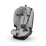 Maxi-Cosi Titan Plus i-Size, Mitwachsender Kindersitz, 76 - 150 cm, 15 Monate - 12 Jahre, G-CELL-Seitenaufprallschutz, 4 Liegepositionen, weiche Schaumstoffpolster in Kopfstütze, Authentic Grey