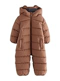 NEXT Jungen Wasserabweisender Schneeanzug Braun 80-86