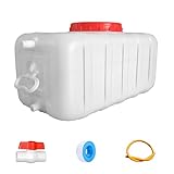 Plastic Container 25L/35L/50L/80L/110L/200L Wassertank，Emergency Bath Water Storage，Verdickter Wasserturm in Lebensmittelqualität Mit Wasserhahn Für Die Wasserspeicherung Im Haushalt(Size:25L)
